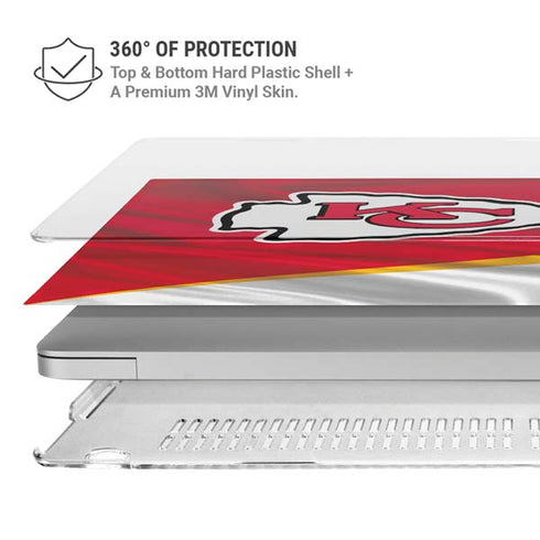 NFL Kansas City Chiefs MacBook Air 13in M1 (2021) Case plus Skin